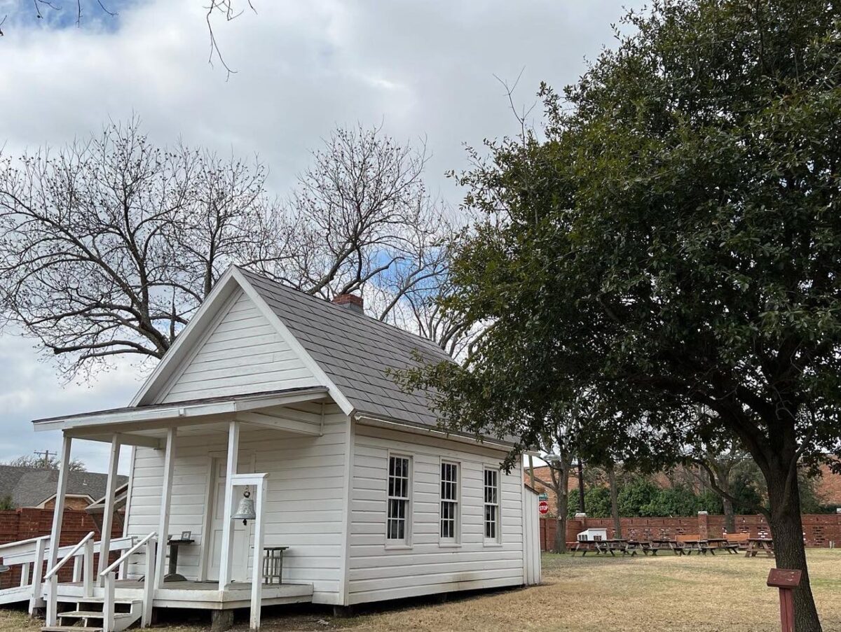 One Room School House - replica of a school house in Ponder Texas